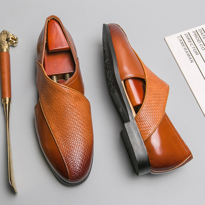 Einar™ – Vintage Leather Loafers med tidlös elegans för alla säsonger