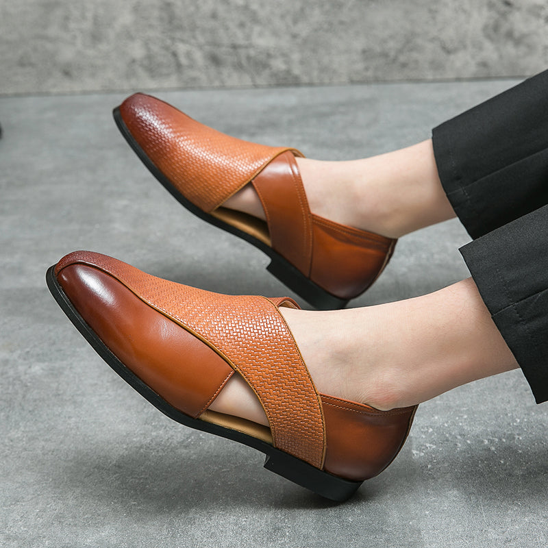 Einar™ – Vintage Leather Loafers med tidlös elegans för alla säsonger