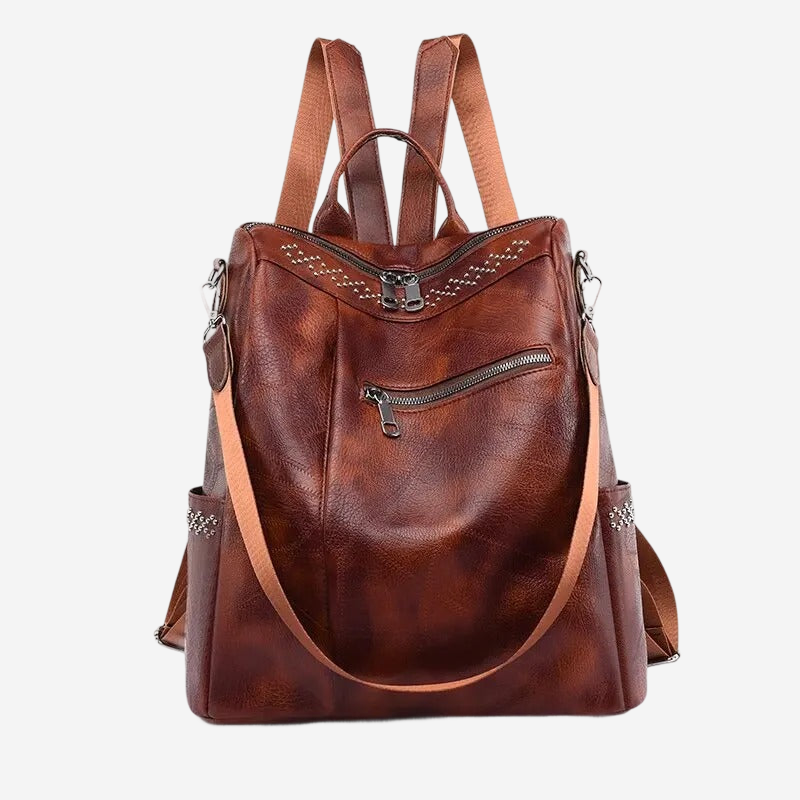 Mireille – Vintage-inspirerad Ryggsäck med Modern Komfort