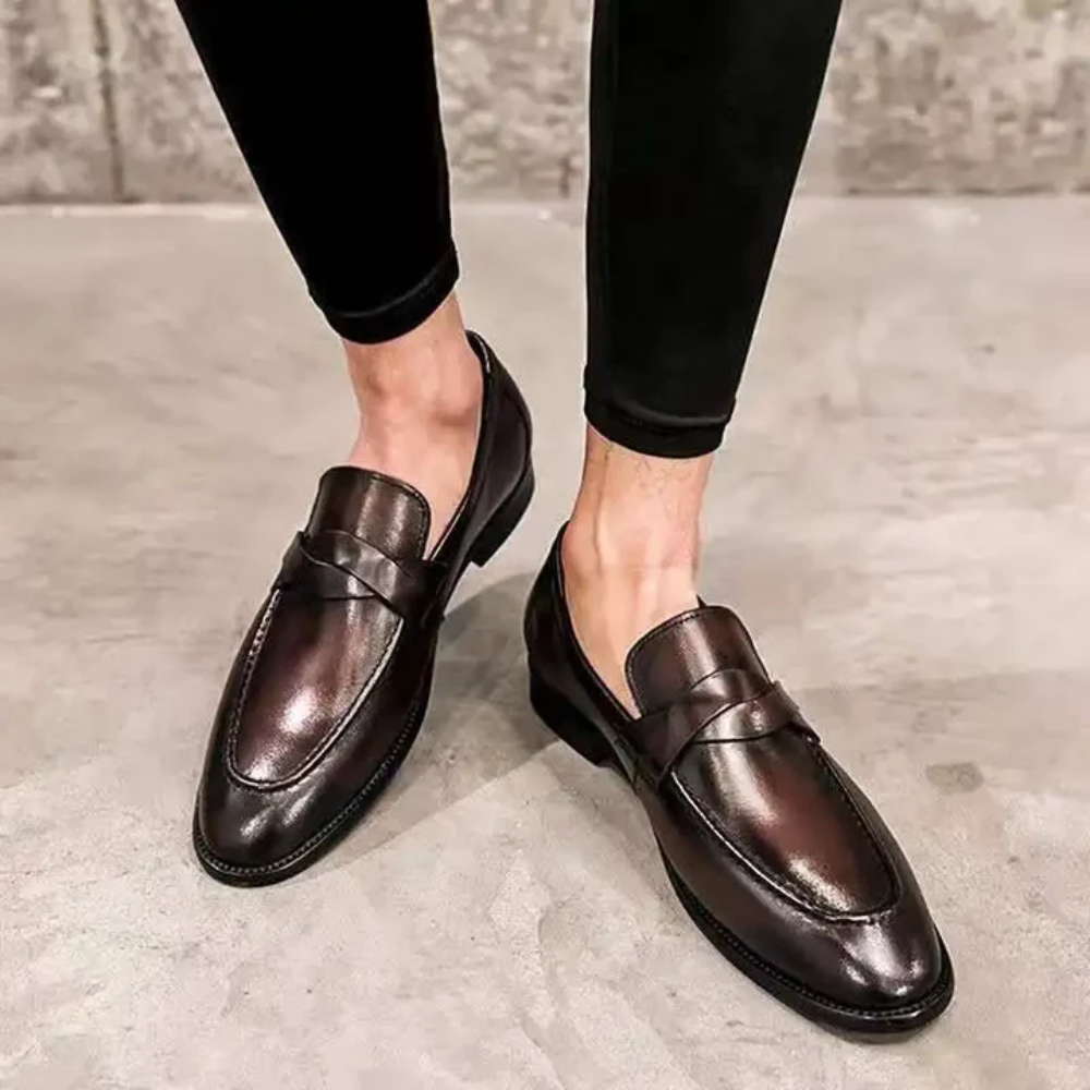 Svante™ – Leather Loafers med elegans & komfort för alla säsonger