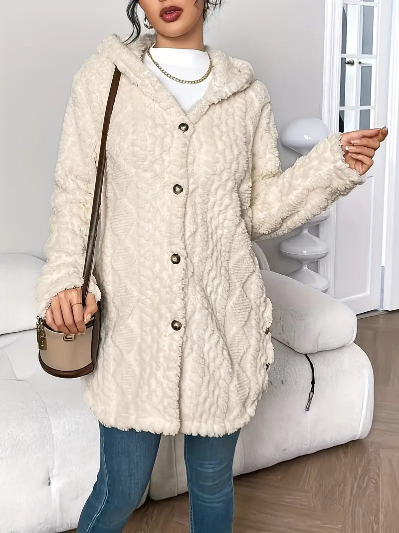 Celinne™ – Premium Knit Fleece Cardigan