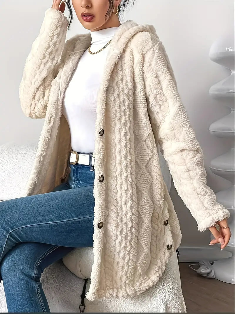 Celinne™ – Premium Knit Fleece Cardigan