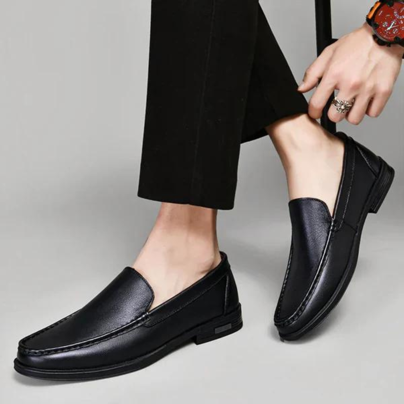 Ruben™ – Leather Loafers med elegans & komfort för alla säsonger