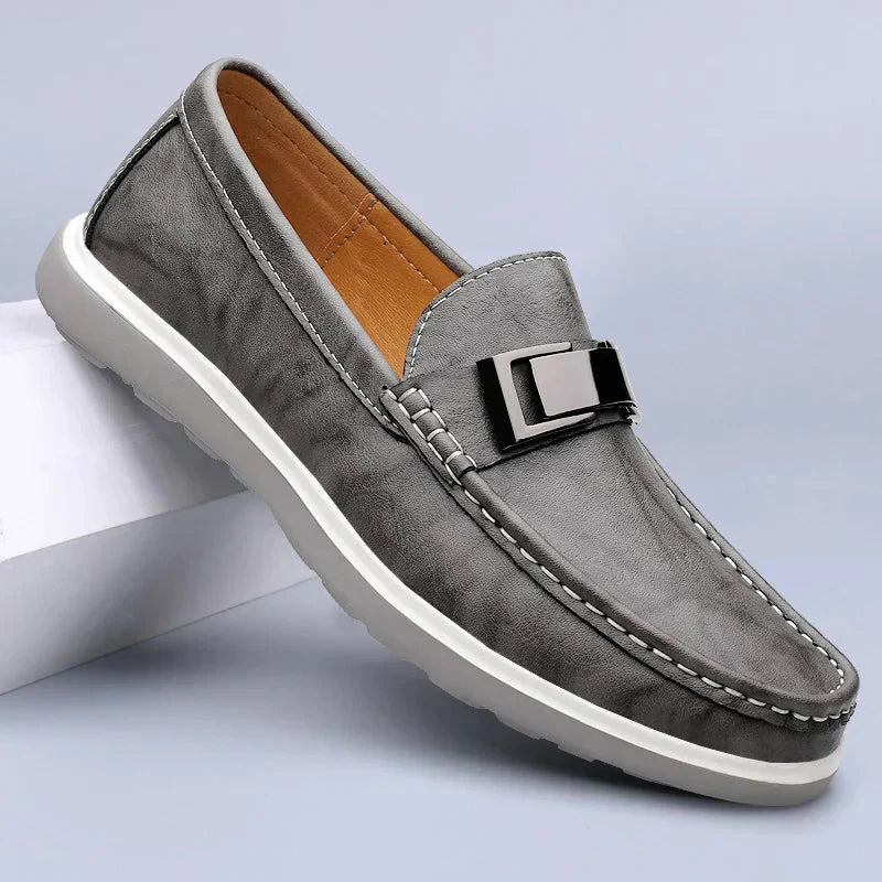 Albin™ – Luxury Leather Loafers med tidlös elegans för alla säsonger