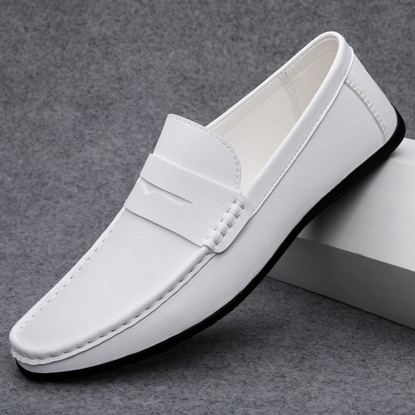 Matteo™ – Italian Leather Loafers med tidlös elegans för alla säsonger