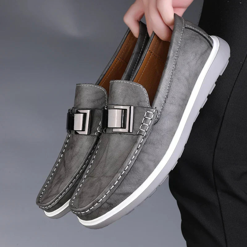 Albin™ – Luxury Leather Loafers med tidlös elegans för alla säsonger