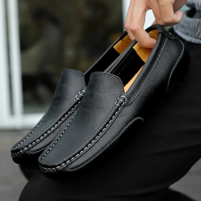 Sigvard™ – Vintage Leather Loafers med tidlös elegans för alla säsonger
