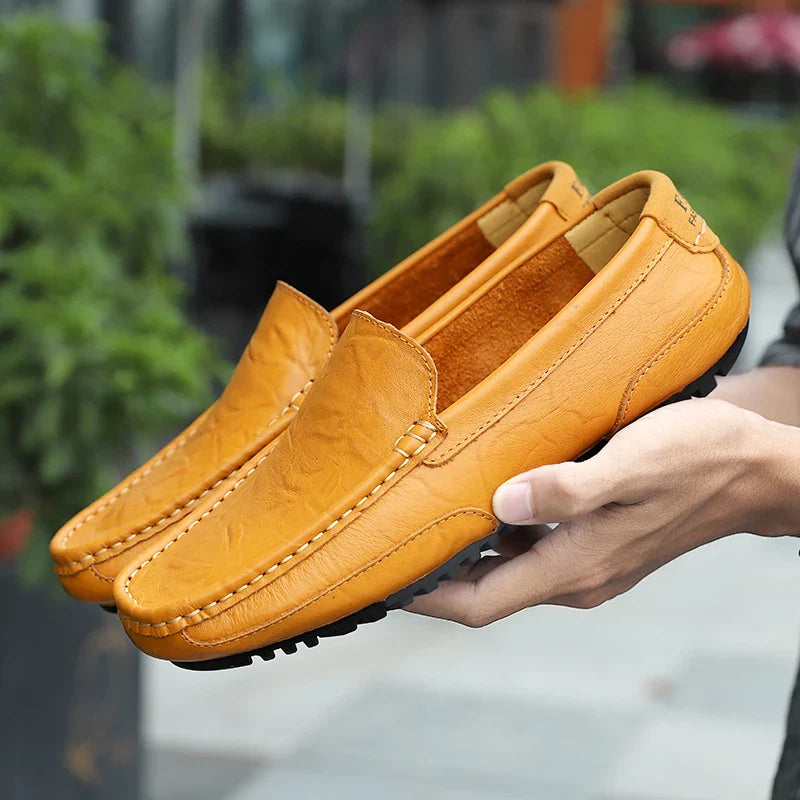 Sigvard™ – Vintage Leather Loafers med tidlös elegans för alla säsonger