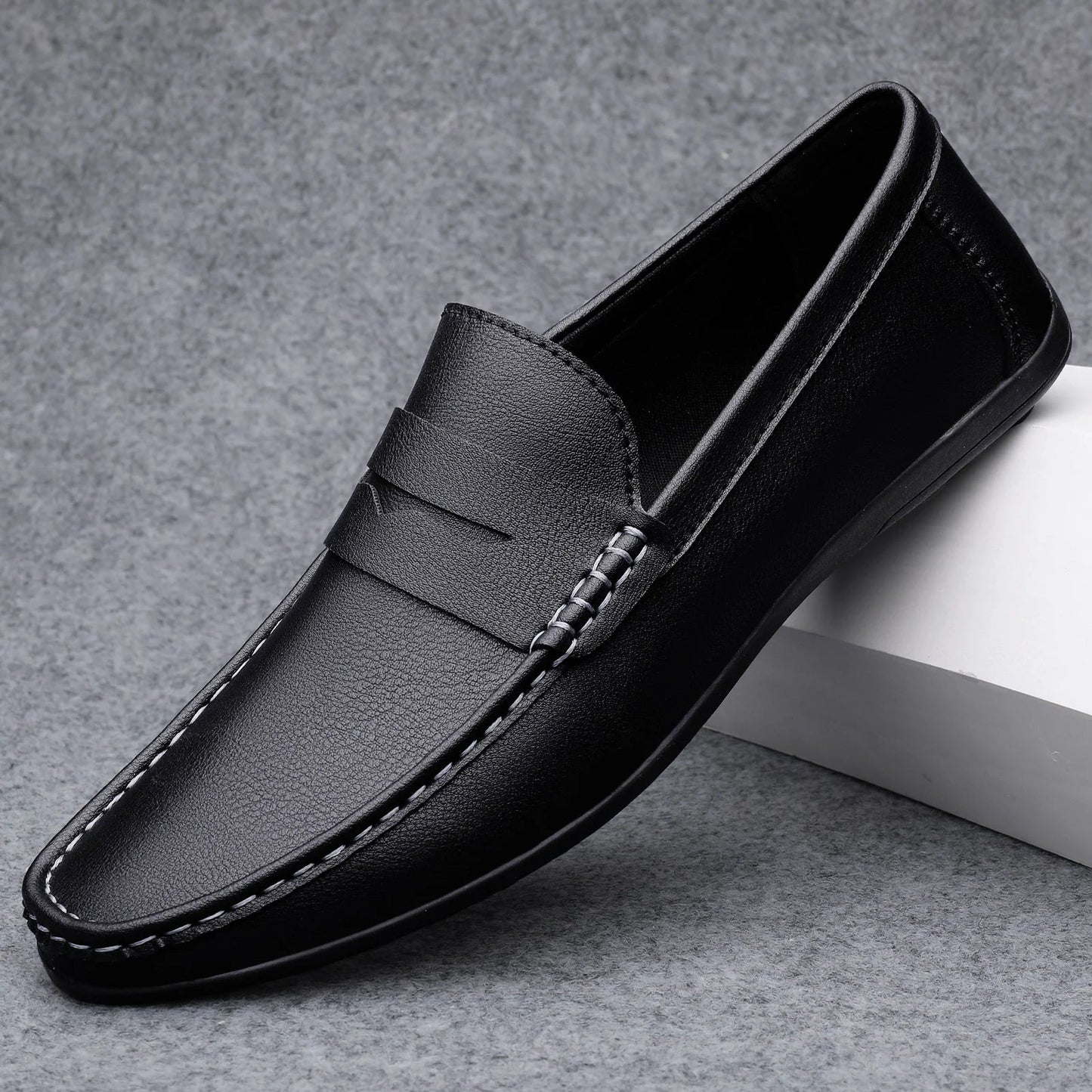 Matteo™ – Italian Leather Loafers med tidlös elegans för alla säsonger