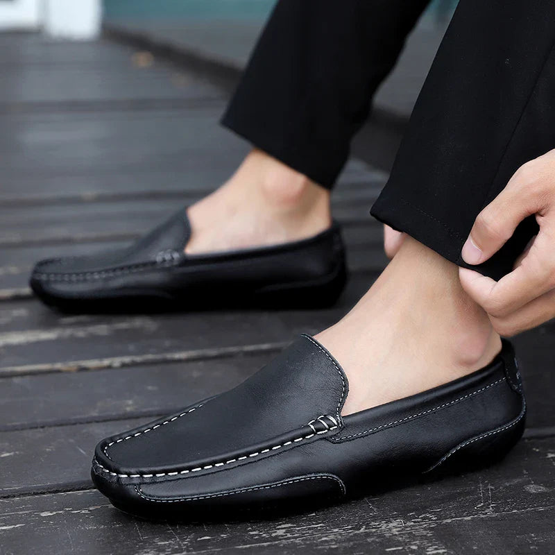 Sigvard™ – Vintage Leather Loafers med tidlös elegans för alla säsonger