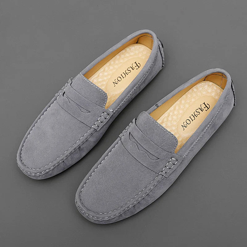 Levon™ – Suede Loafers med nautisk inspiration för alla säsonger