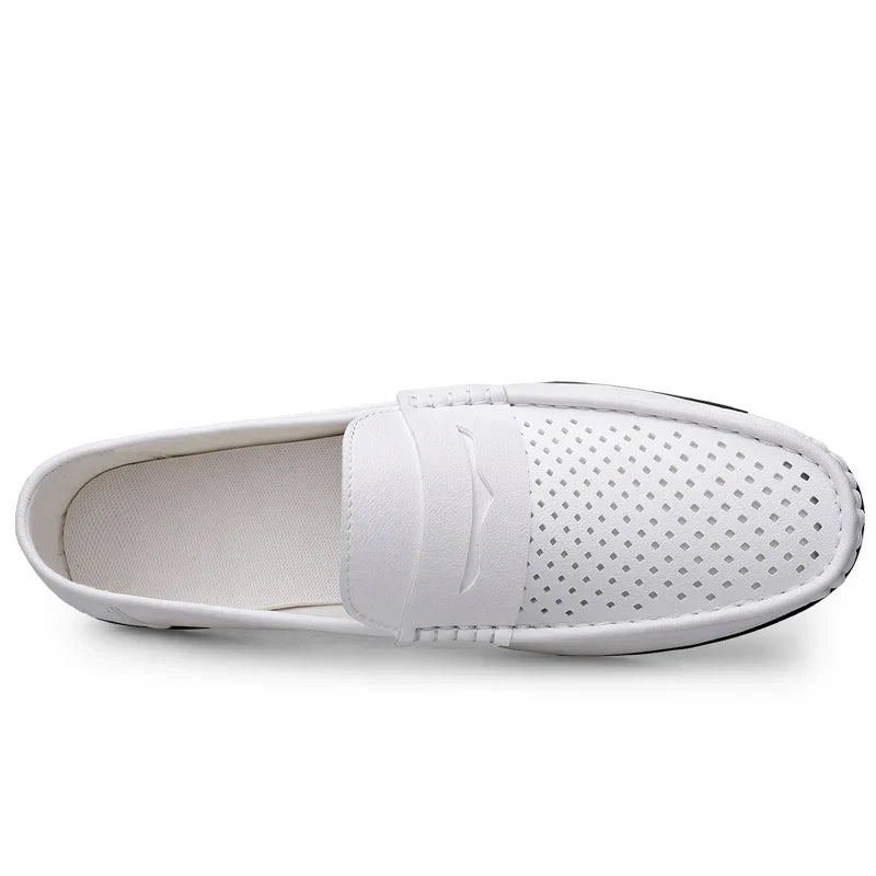 Matteo™ – Italian Leather Loafers med tidlös elegans för alla säsonger
