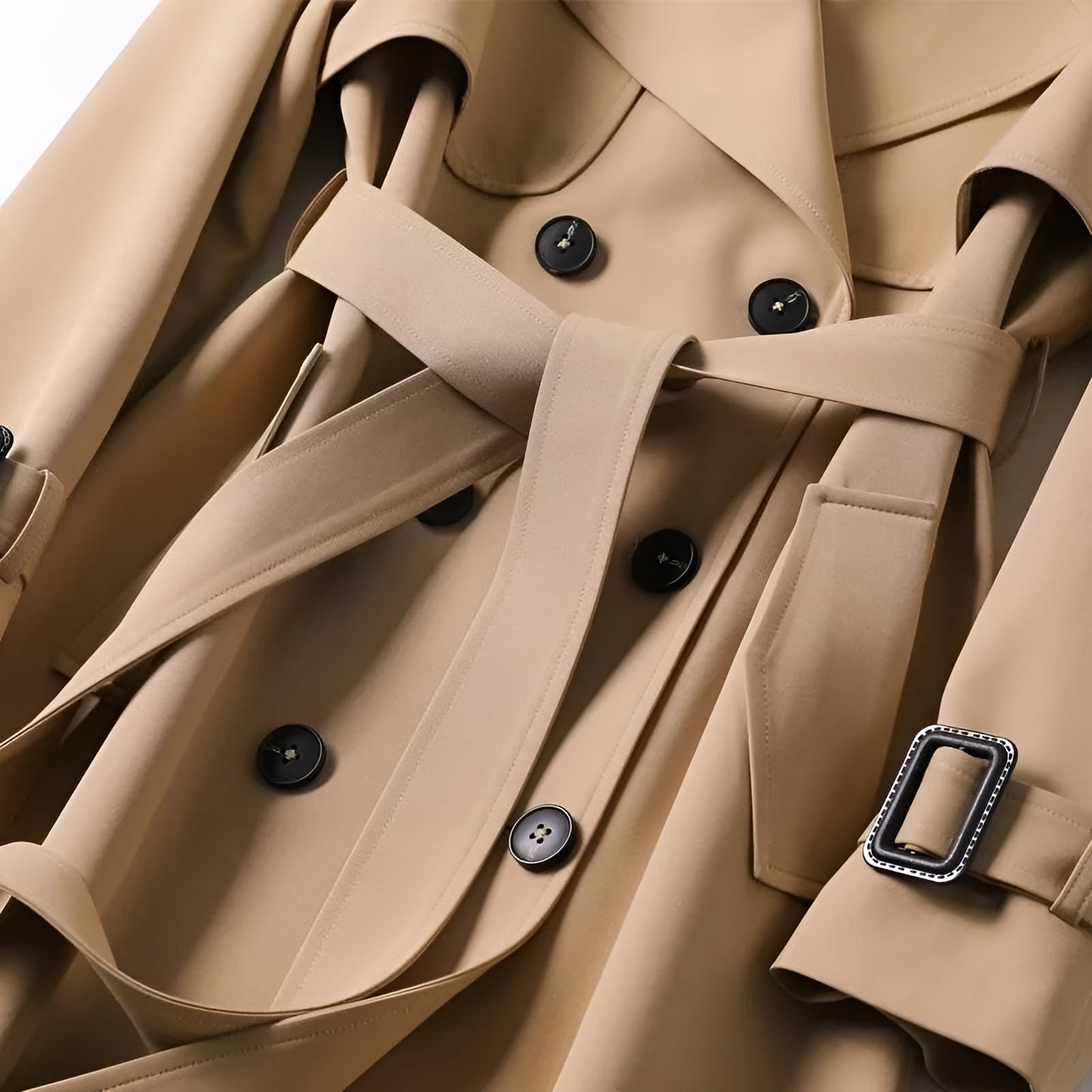 Lysara | Elegant Trenchcoat med Tidlös Stil