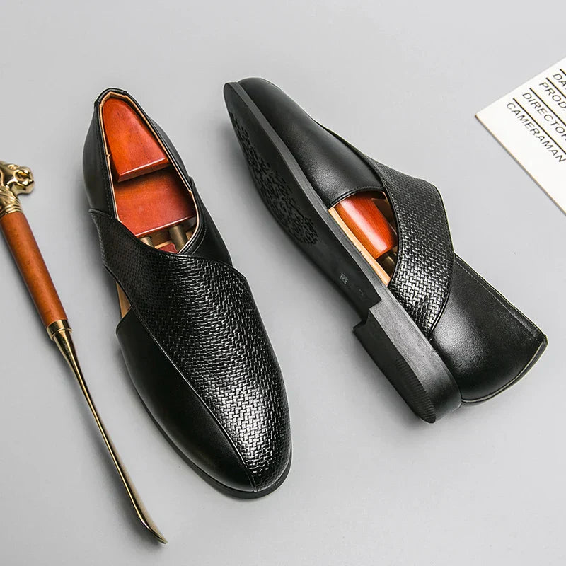 Einar™ – Vintage Leather Loafers med tidlös elegans för alla säsonger