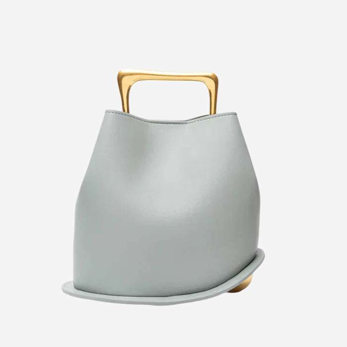 Alvaria – Elegant Väska med Geometriskt Handtag