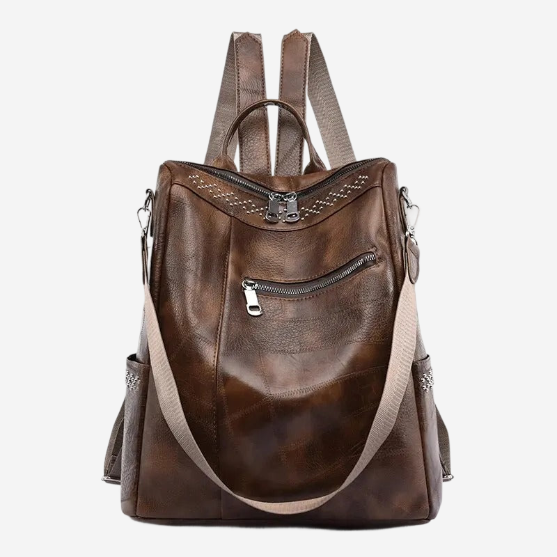 Mireille – Vintage-inspirerad Ryggsäck med Modern Komfort