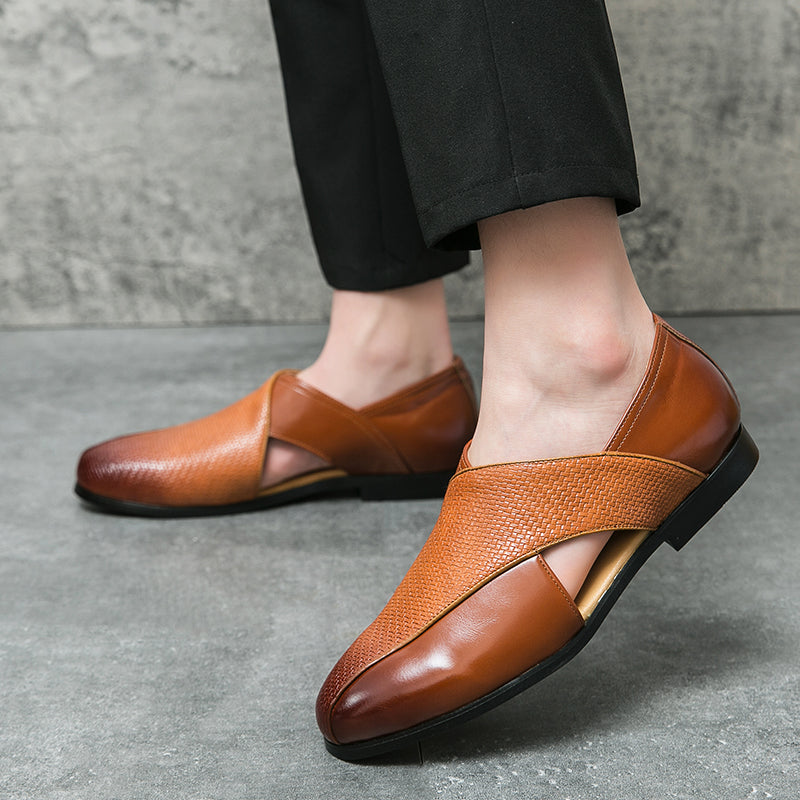 Einar™ – Vintage Leather Loafers med tidlös elegans för alla säsonger