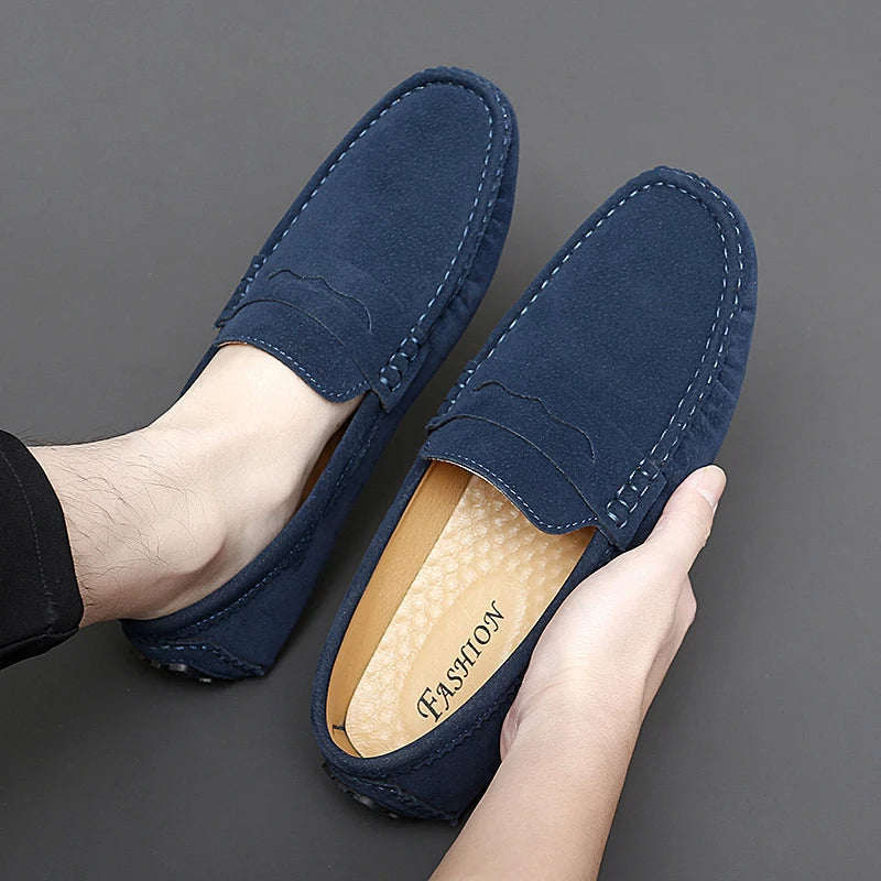 Levon™ – Suede Loafers med nautisk inspiration för alla säsonger