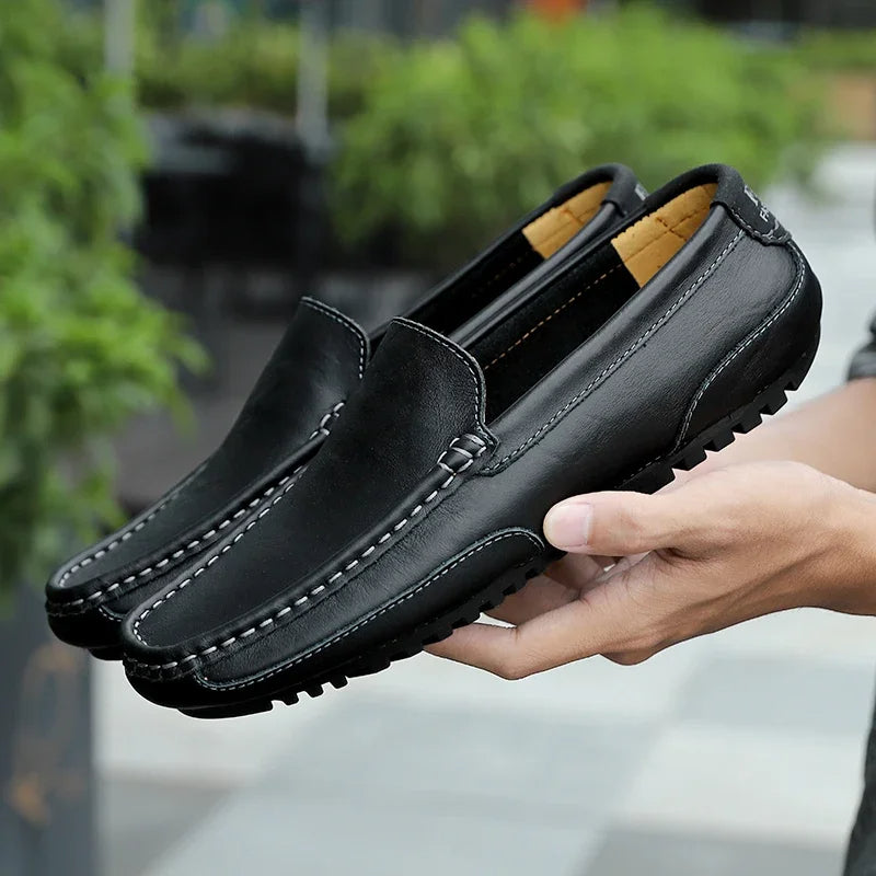 Sigvard™ – Vintage Leather Loafers med tidlös elegans för alla säsonger