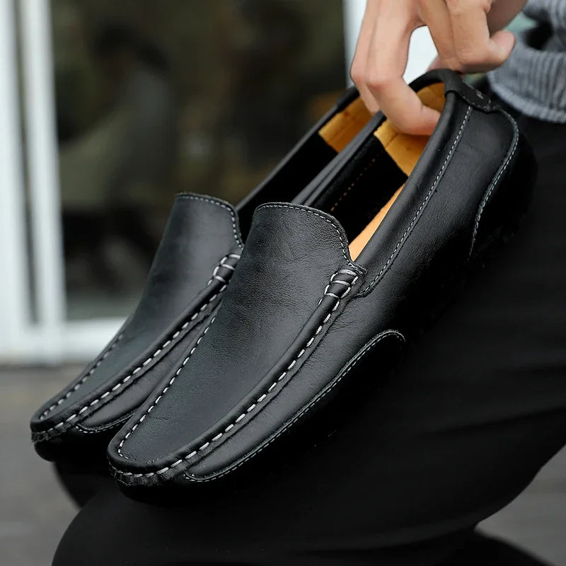 Sigvard™ – Vintage Leather Loafers med tidlös elegans för alla säsonger