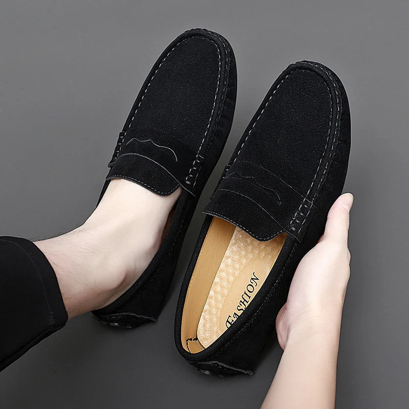 Levon™ – Suede Loafers med nautisk inspiration för alla säsonger