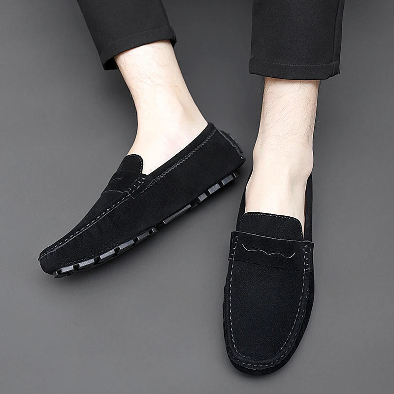 Levon™ – Suede Loafers med nautisk inspiration för alla säsonger