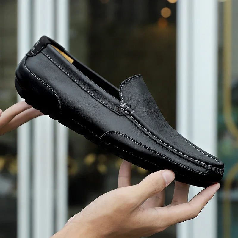 Sigvard™ – Vintage Leather Loafers med tidlös elegans för alla säsonger