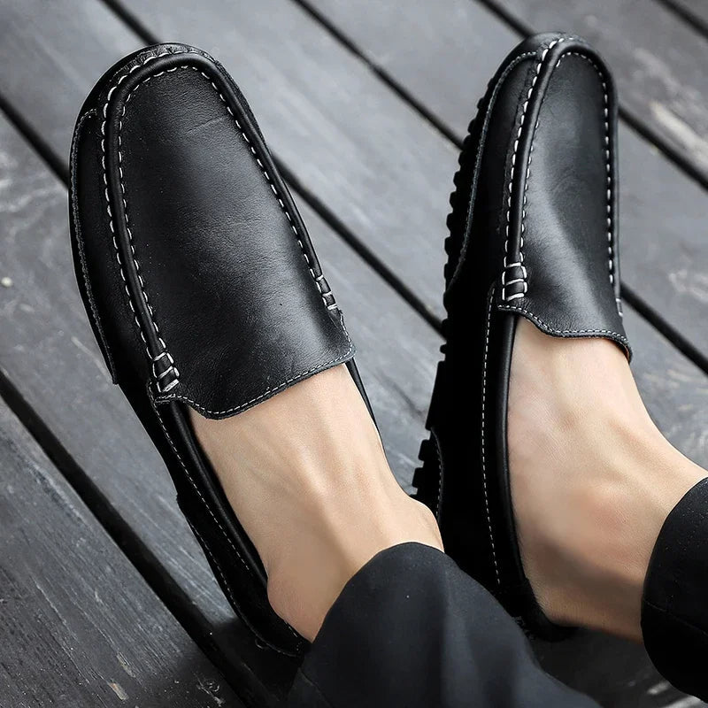 Sigvard™ – Vintage Leather Loafers med tidlös elegans för alla säsonger