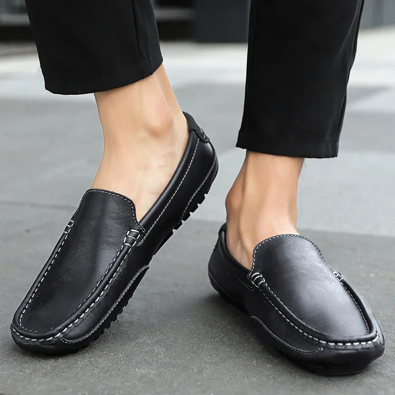 Sigvard™ – Vintage Leather Loafers med tidlös elegans för alla säsonger