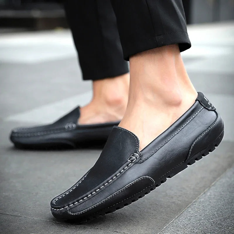 Sigvard™ – Vintage Leather Loafers med tidlös elegans för alla säsonger