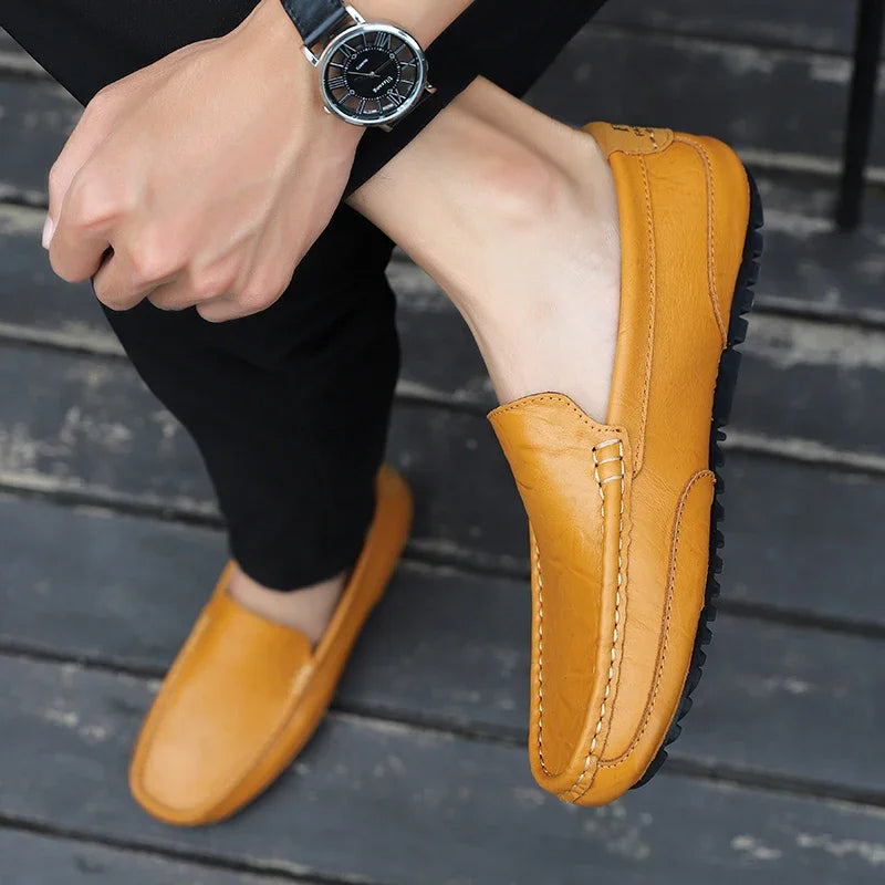 Sigvard™ – Vintage Leather Loafers med tidlös elegans för alla säsonger