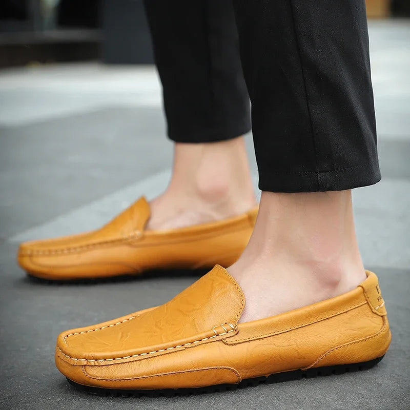 Sigvard™ – Vintage Leather Loafers med tidlös elegans för alla säsonger