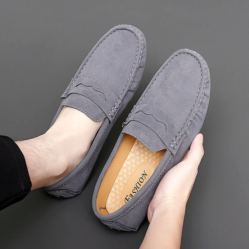 Levon™ – Suede Loafers med nautisk inspiration för alla säsonger
