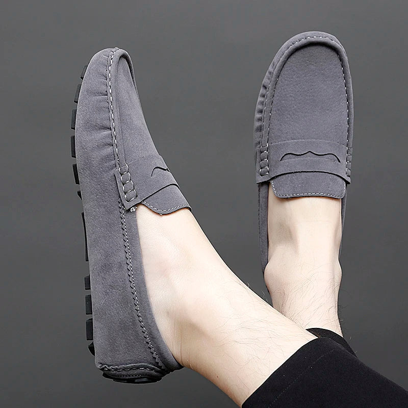 Levon™ – Suede Loafers med nautisk inspiration för alla säsonger