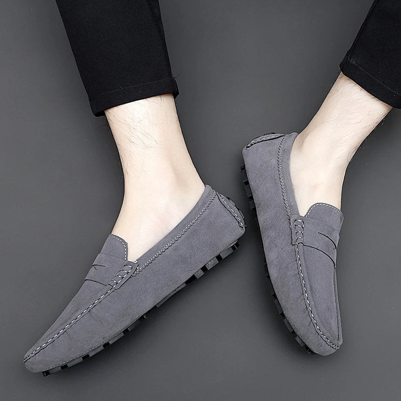 Levon™ – Suede Loafers med nautisk inspiration för alla säsonger