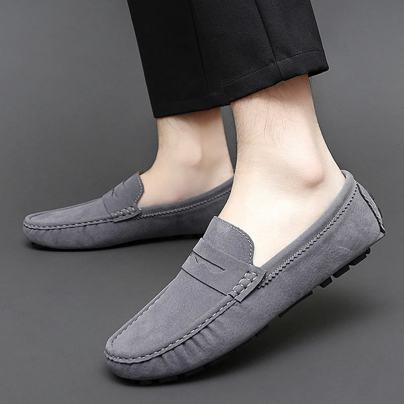 Levon™ – Suede Loafers med nautisk inspiration för alla säsonger
