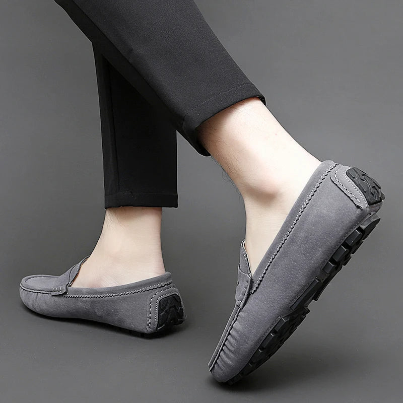 Levon™ – Suede Loafers med nautisk inspiration för alla säsonger