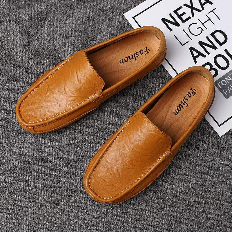 Sigvard™ – Vintage Leather Loafers med tidlös elegans för alla säsonger