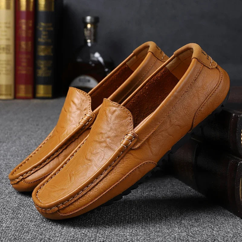 Sigvard™ – Vintage Leather Loafers med tidlös elegans för alla säsonger