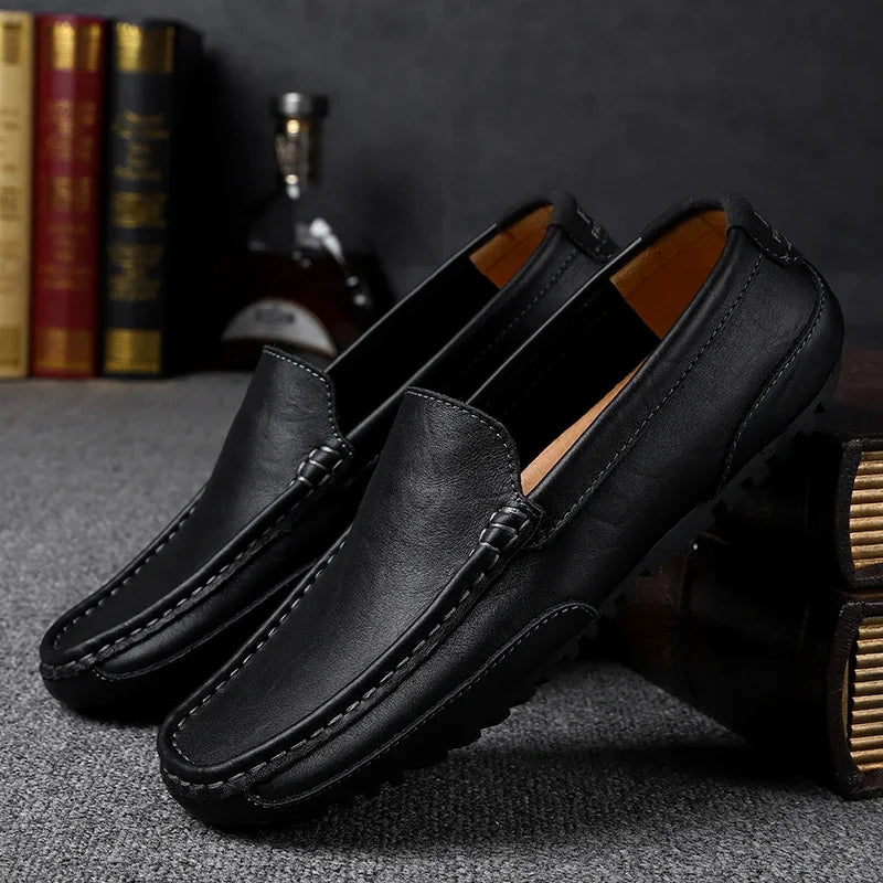 Sigvard™ – Vintage Leather Loafers med tidlös elegans för alla säsonger