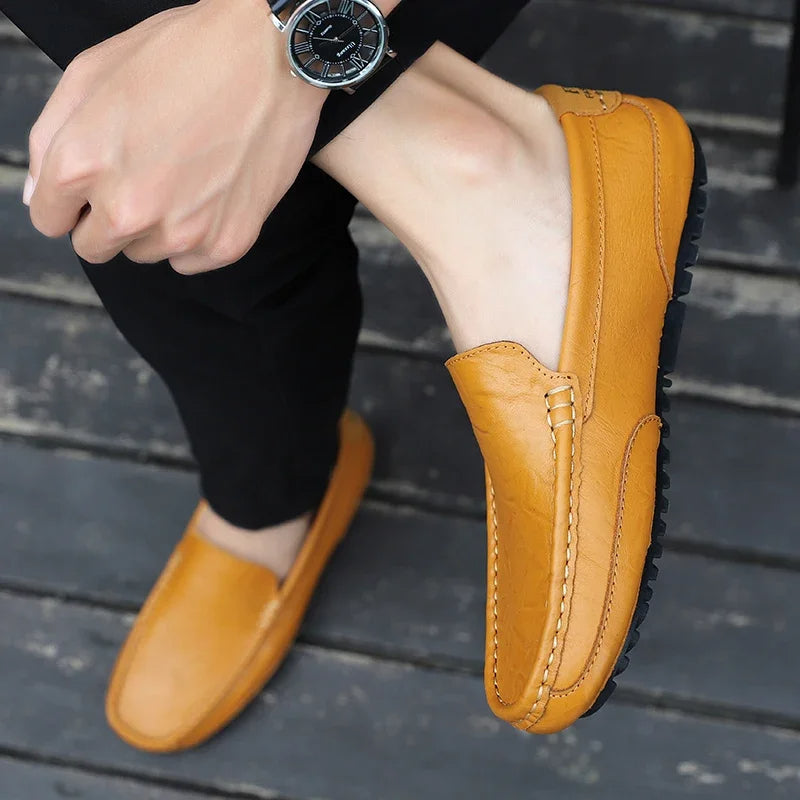 Sigvard™ – Vintage Leather Loafers med tidlös elegans för alla säsonger