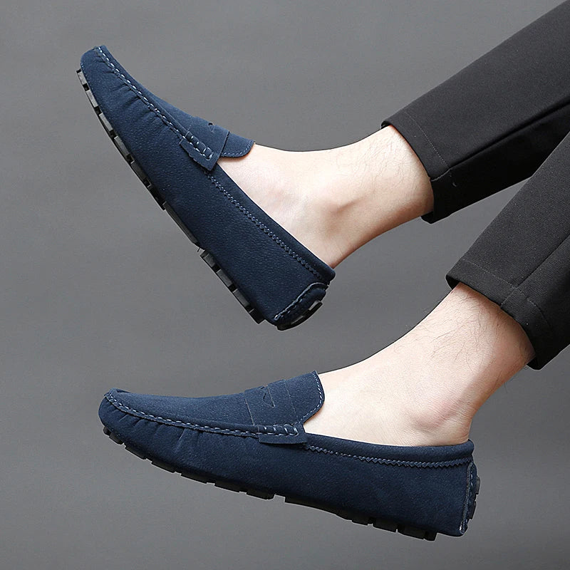 Levon™ – Suede Loafers med nautisk inspiration för alla säsonger