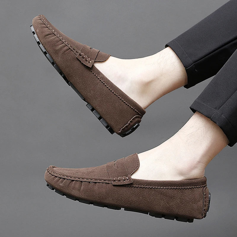 Levon™ – Suede Loafers med nautisk inspiration för alla säsonger