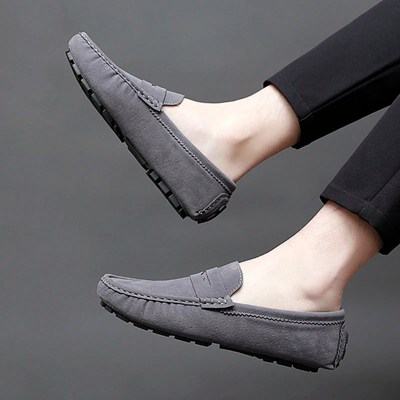 Levon™ – Suede Loafers med nautisk inspiration för alla säsonger