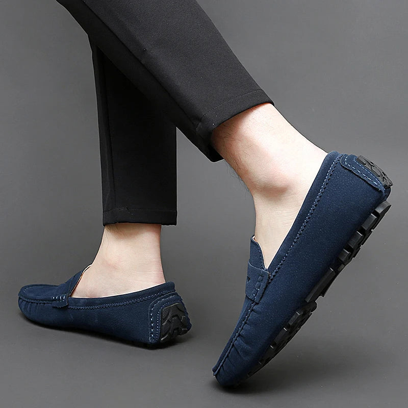 Levon™ – Suede Loafers med nautisk inspiration för alla säsonger