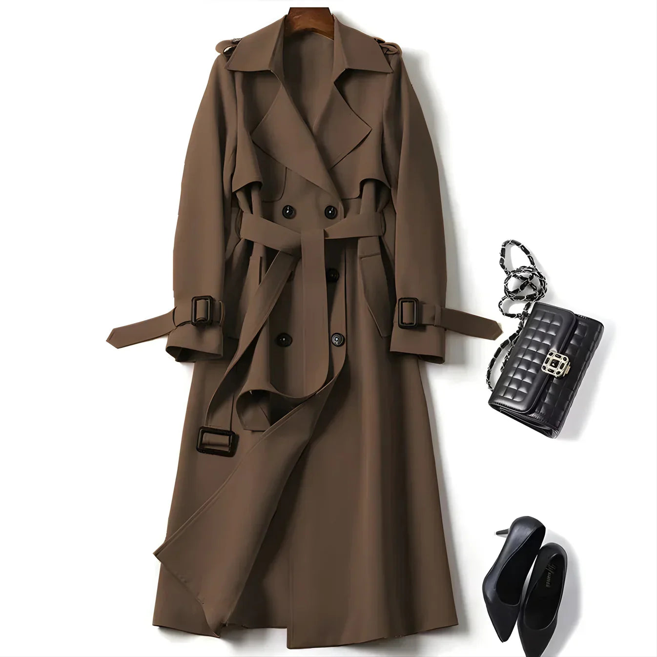 Lysara | Elegant Trenchcoat med Tidlös Stil