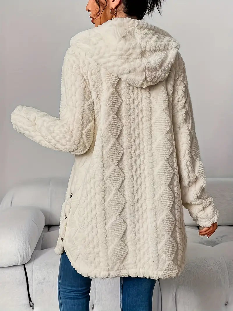 Celinne™ – Premium Knit Fleece Cardigan