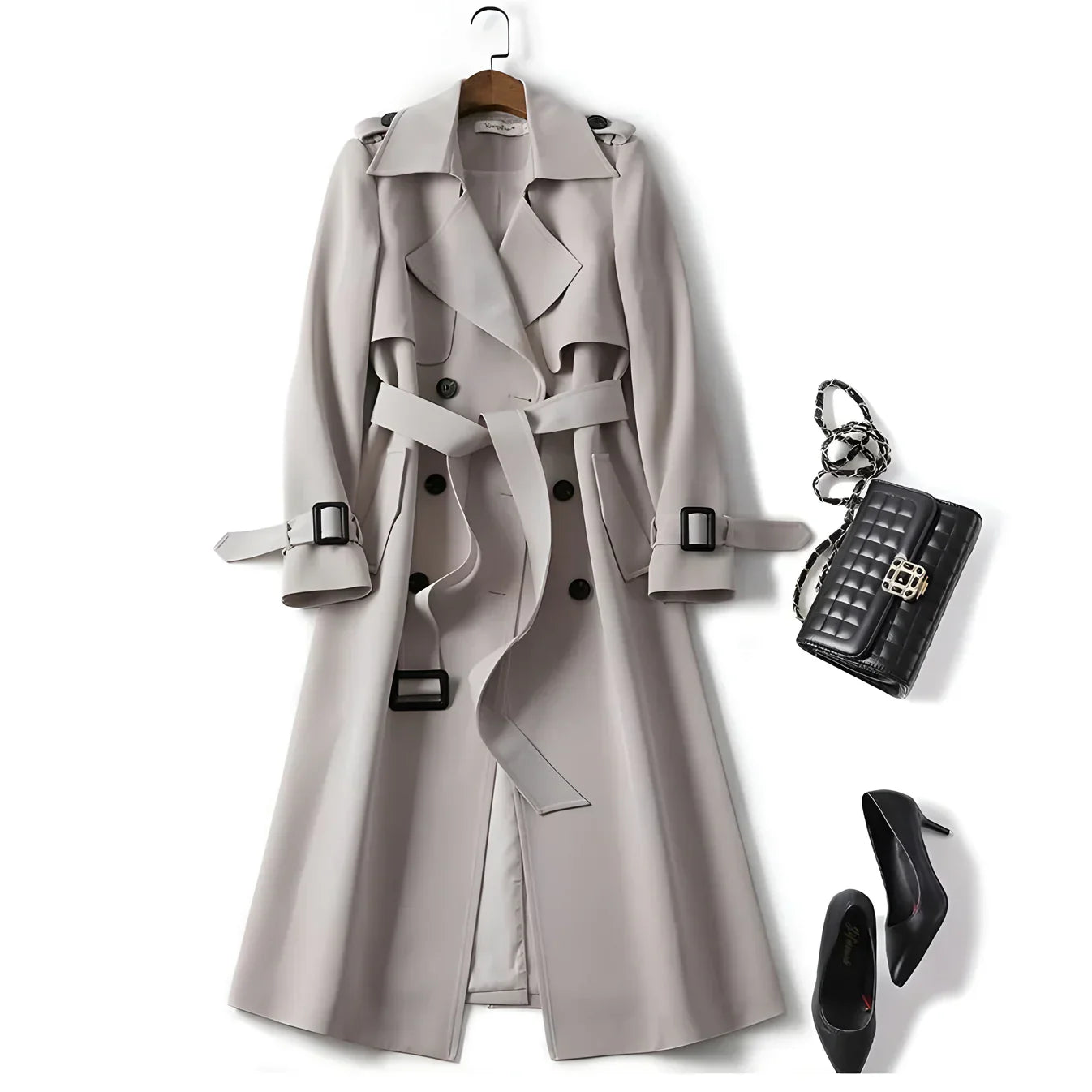 Lysara | Elegant Trenchcoat med Tidlös Stil