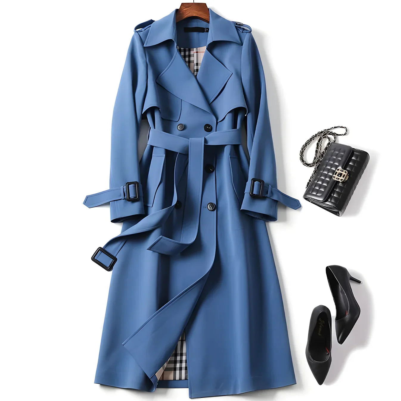 Lysara | Elegant Trenchcoat med Tidlös Stil