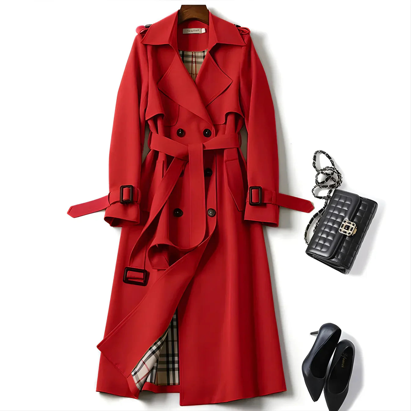 Lysara | Elegant Trenchcoat med Tidlös Stil